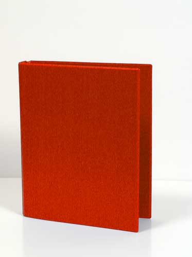 Caiet mecanic 2 inele - D25mm, coperti carton plastifiat PVC, A5, AURORA - rosu