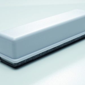 Burete magnetic extra strong, pentru table de sticla, din pasla alba, SMIT