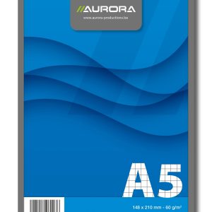 Blocnotes capsat, A5, 100 file - 60g/mp, microperforatii, AURORA Office - matematica