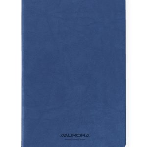 Caiet A5, 192 file - hartie FSC 80 g/mp, coperta soft-touch albastru, AURORA Capri - dictando