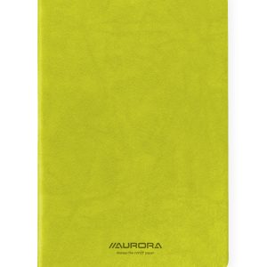 Caiet A5, 192 file - hartie FSC 80 g/mp, coperta soft-touch verde, AURORA Capri - dictando