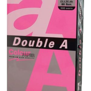 Hartie color pentru copiator A4, 75g/mp, 25coli/top, Double A - roz neon