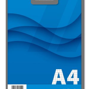 Blocnotes capsat, A4, 100 file - 60g/mp, microperforatii, AURORA Office - matematica