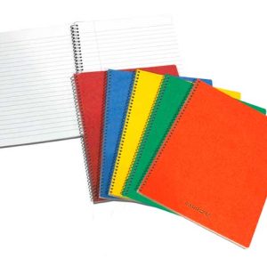 Caiet cu spirala, A4, 60 file - 80g/mp, coperti carton cretat, AURORA - dictando