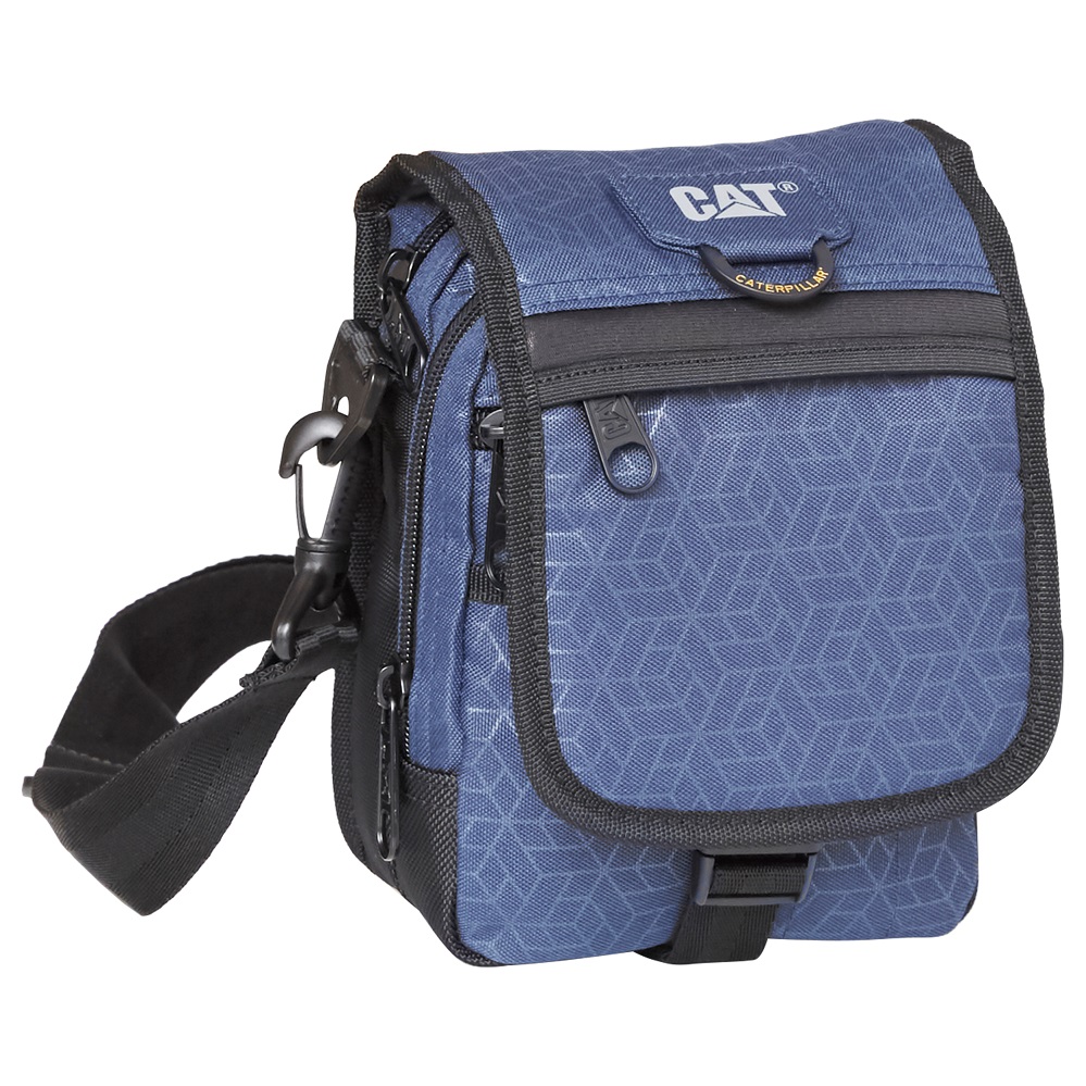 Borseta de umar CATERPILLAR Millennial Classic Ronald, material 600D poliester - albastru marin
