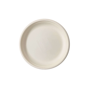 Farfurii rotunde trestie de zahar rotunde, 18 cm, 50 buc/set