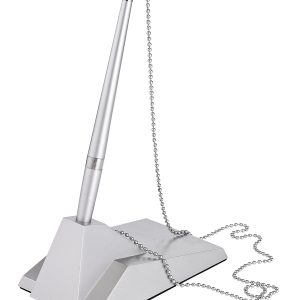 Pix cu suport autoadeziv, cu lantisor metalic, ALCO - argintiu