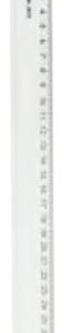 Rigla din plastic transparent, 30cm, ALCO
