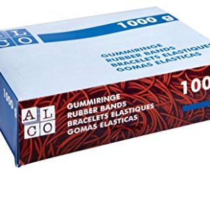 Elastice pentru bani, 1000g/cutie, D 200 x 6mm, ALCO