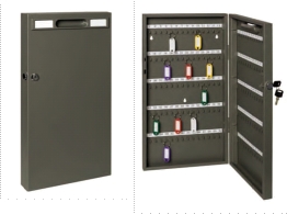 Panou metalic pentru 200 de chei, 270 x 680 x 52 mm, inchidere cu cheie, ALCO