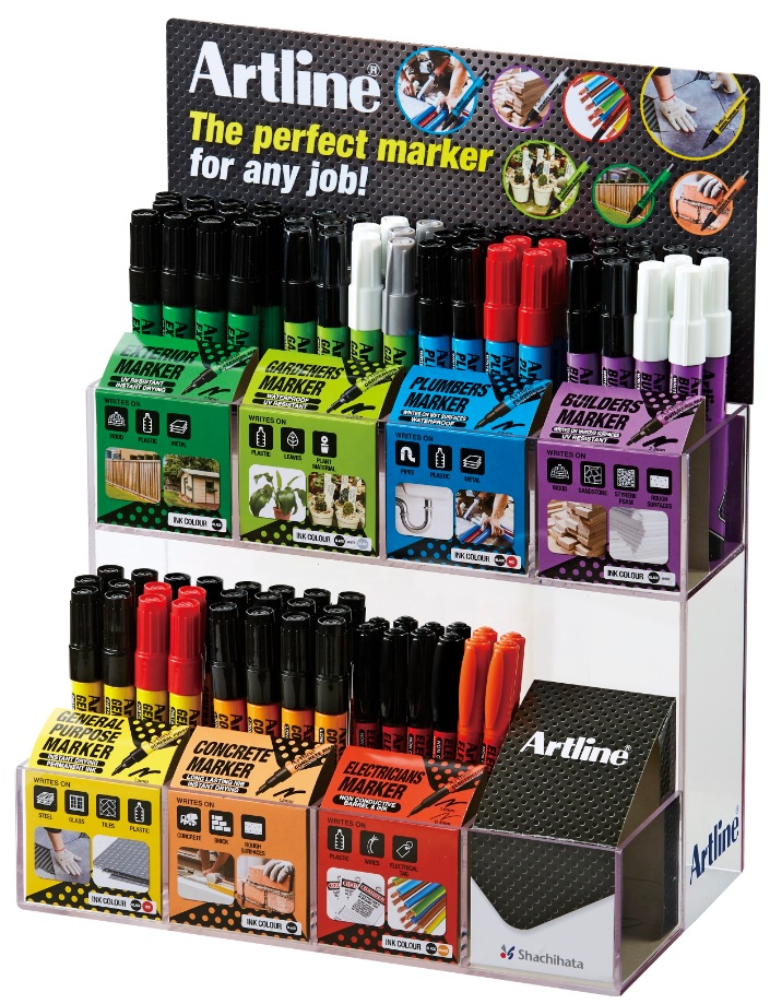 Display ARTLINE cu markere specializate pe industrii, 84 buc/display