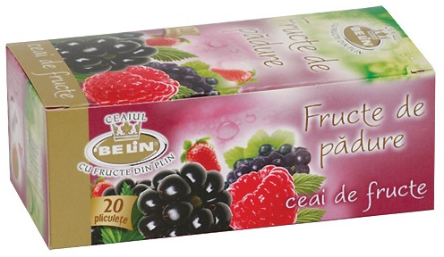 Ceai Belin fructe de padure, 20 pliculete