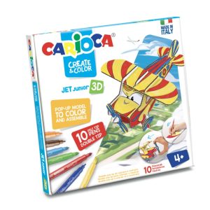 Set articole creative CARIOCA Create & Color - JET JUNIOR 3D