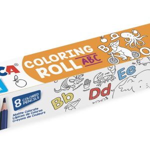 CARIOCA Coloring Roll, 30 x 198 cm/rola, hartie autoadeziva - ABC