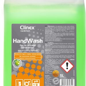 CLINEX Hand Wash, 5 litri, detergent lichid pentru degresarea vaselor - cu miros de mar