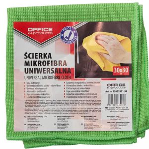 Laveta universala, microfibra, 30x30cm, Office Products - diverse culori