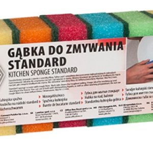 Bureti pentru spalat vasele, 46 x 74mm, 10 buc/set, Office Products - culori asortate