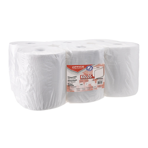 Prosop rola hartie alba, 100m - 2 straturi, 6 role/set, Office Products Kolos