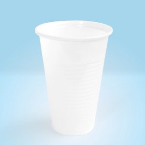 Pahare din plastic, 200ml, 100buc/set, Office Products - albe