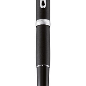 Stilou DIPLOMAT Excellence A2, cu penita M, din otel inoxidabil - Lapis Black Matt Chrome