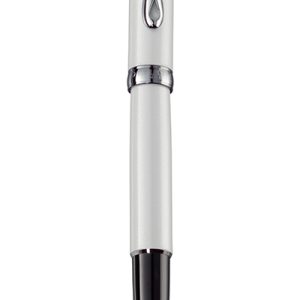 Stilou Diplomat Excellence A2, cu penita M, din otel inoxidabil - Pearl White