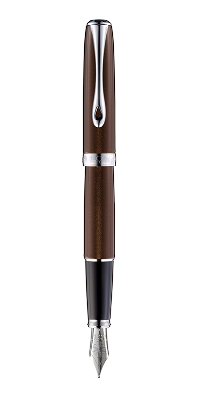 Stilou Diplomat Excellence A2, cu penita M, din otel inoxidabil - Marrakesh Chrome