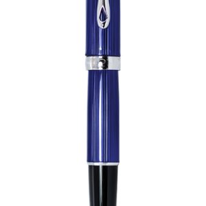 Stilou DIPLOMAT Excellence A2, cu penita M, aurita 14kt. - Sky Line Blue Chrome