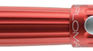 Stilou Diplomat Aero, cu penita M, aurita 14kt. - red
