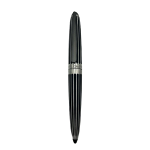 Stilou Diplomat Aero, cu penita M, aurita 14kt. - stripes black