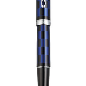 Stilou Diplomat Excellence A, cu penita M, aurita 14kt. - Rome Black Blue