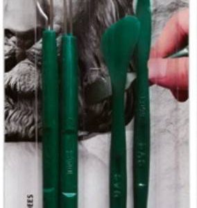 Unelte metal/plastic pentru modelaj, 4buc/blister, DAS Professional Set