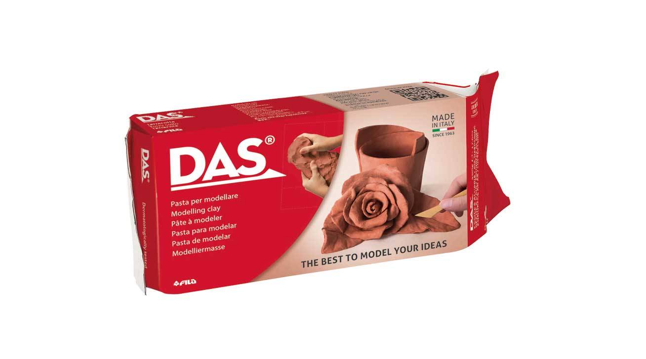 Pasta de modelat, 500 grame, DAS Terracota - imitatie lut