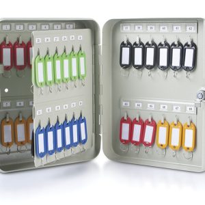 Panou metalic pentru 48 chei, 250x180x80mm, DONAU - gri