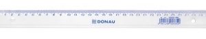 Rigla din plastic transparent, 30cm, DONAU