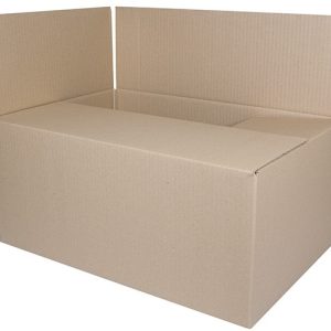 Cutie carton ondulat, 400gr/mp, 540x360x236mm, DONAU - kraft