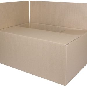 Cutie carton ondulat, 400gr/mp, 555x400x322mm, DONAU - kraft