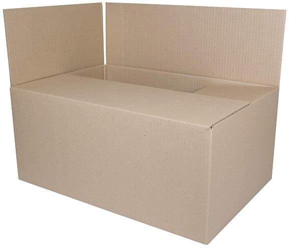 Cutie carton ondulat, 400gr/mp, 555x400x322mm, DONAU - kraft