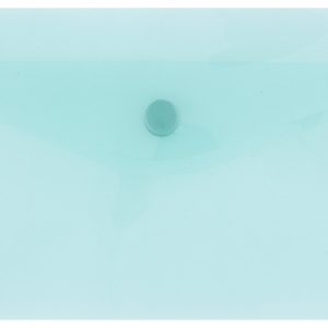 Mapa PP protectie documente DL landscape, inchidere cu capsa, 10/set, DONAU - verde transparent