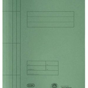 Dosar carton cu sina ELBA Smart Line - verde