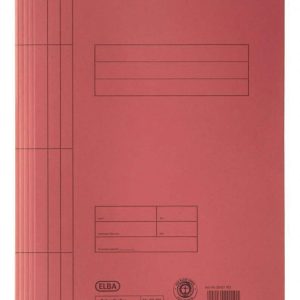 Dosar carton cu sina ELBA Smart Line - rosu