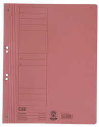 Dosar carton cu capse 1/1 ELBA Smart Line - rosu