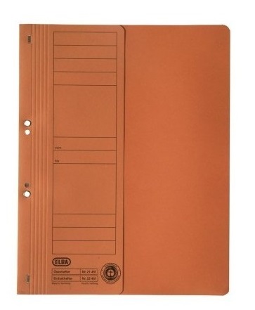 Dosar carton cu capse 1/2 ELBA Smart Line - orange