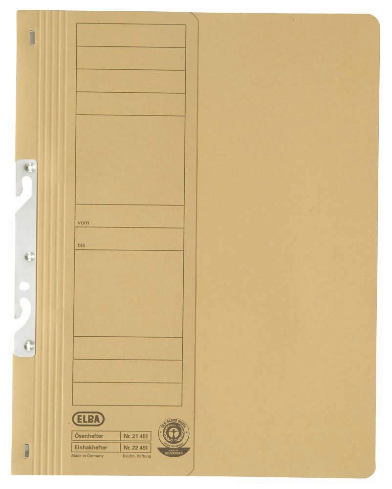 Dosar carton incopciat 1/2 ELBA Smart Line - galben
