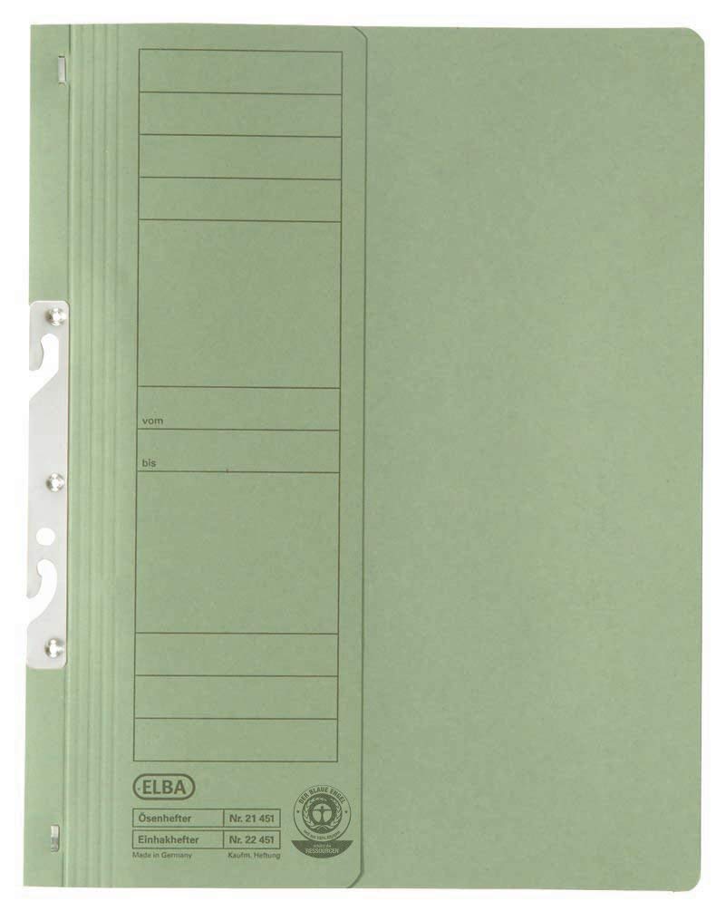 Dosar carton incopciat 1/2 ELBA Smart Line - verde
