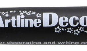 Marker ARTLINE Decorite, varf flexibil (tip pensula) - negru