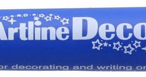 Marker ARTLINE Decorite, varf flexibil (tip pensula) - albastru