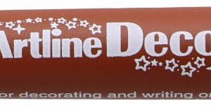 Marker ARTLINE Decorite, varf flexibil (tip pensula) - maro