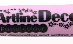 Marker ARTLINE Decorite, varf flexibil (tip pensula) - roz pastel