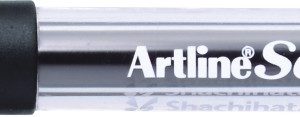 Pix cu gel ARTLINE Softline 1700, rubber grip, varf 0.7mm - negru