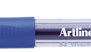 Pix cu gel ARTLINE Softline 1700, rubber grip, varf 0.7mm - albastru